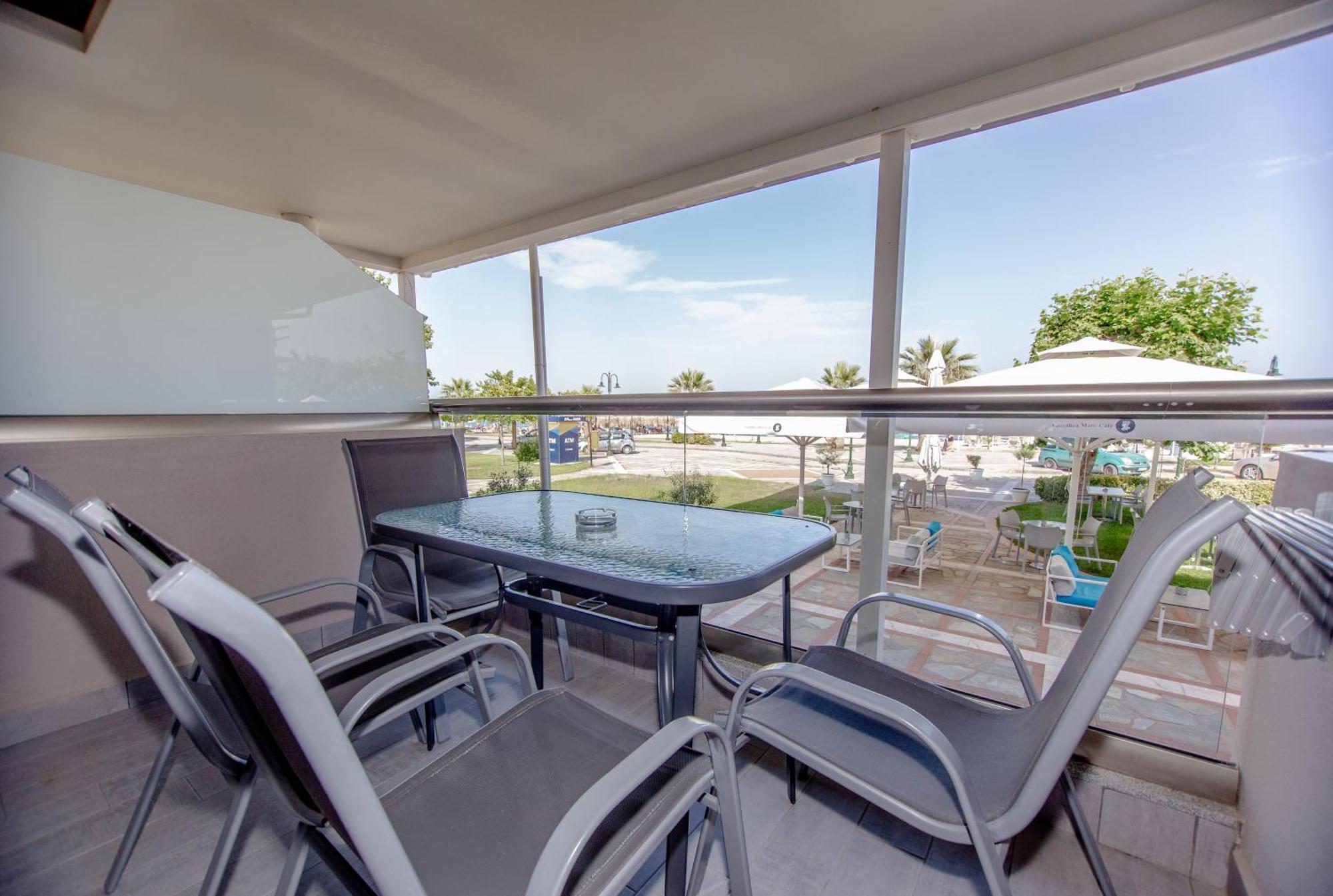 Апартаменты Amalia Mare Sea View Неа-Врасна Экстерьер фото