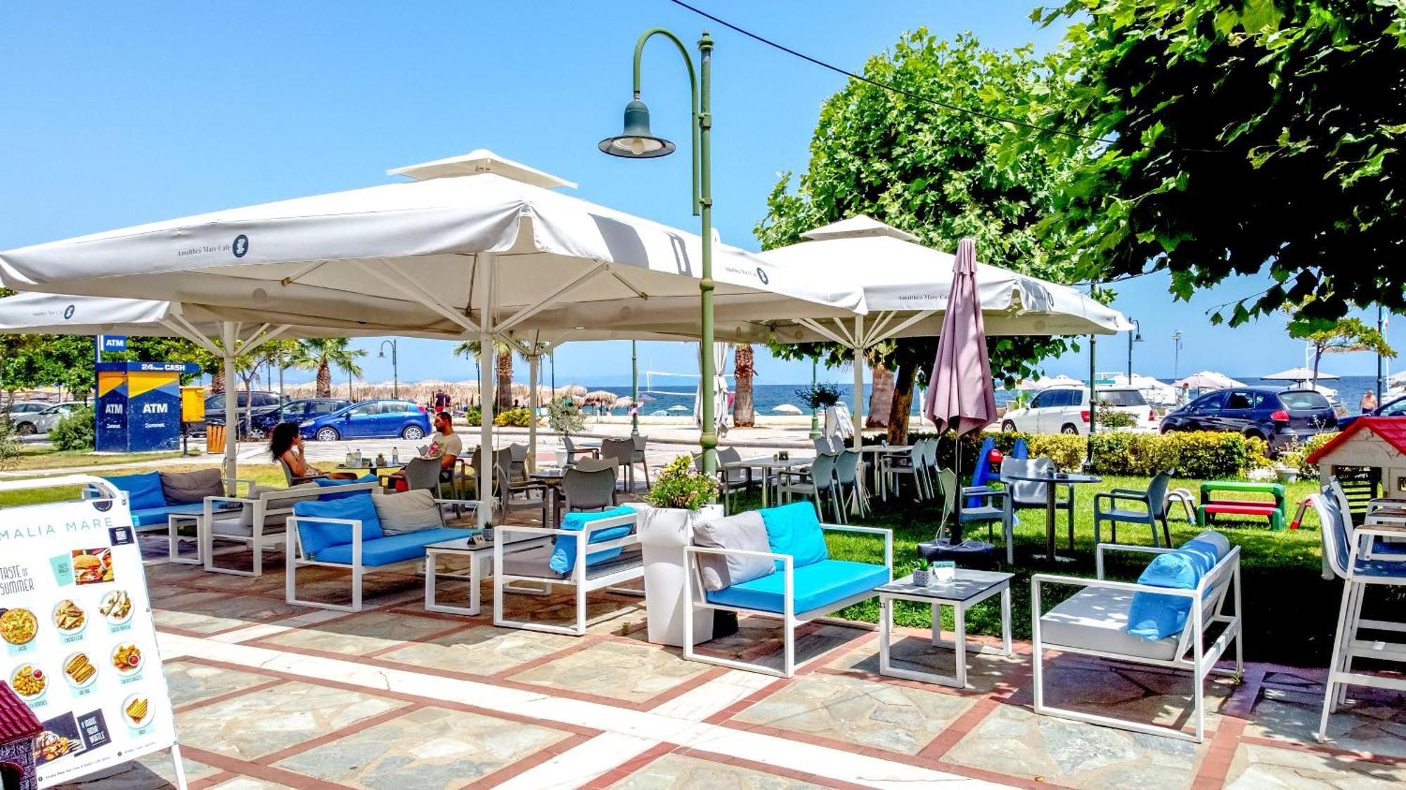 Апартаменты Amalia Mare Sea View Неа-Врасна Экстерьер фото