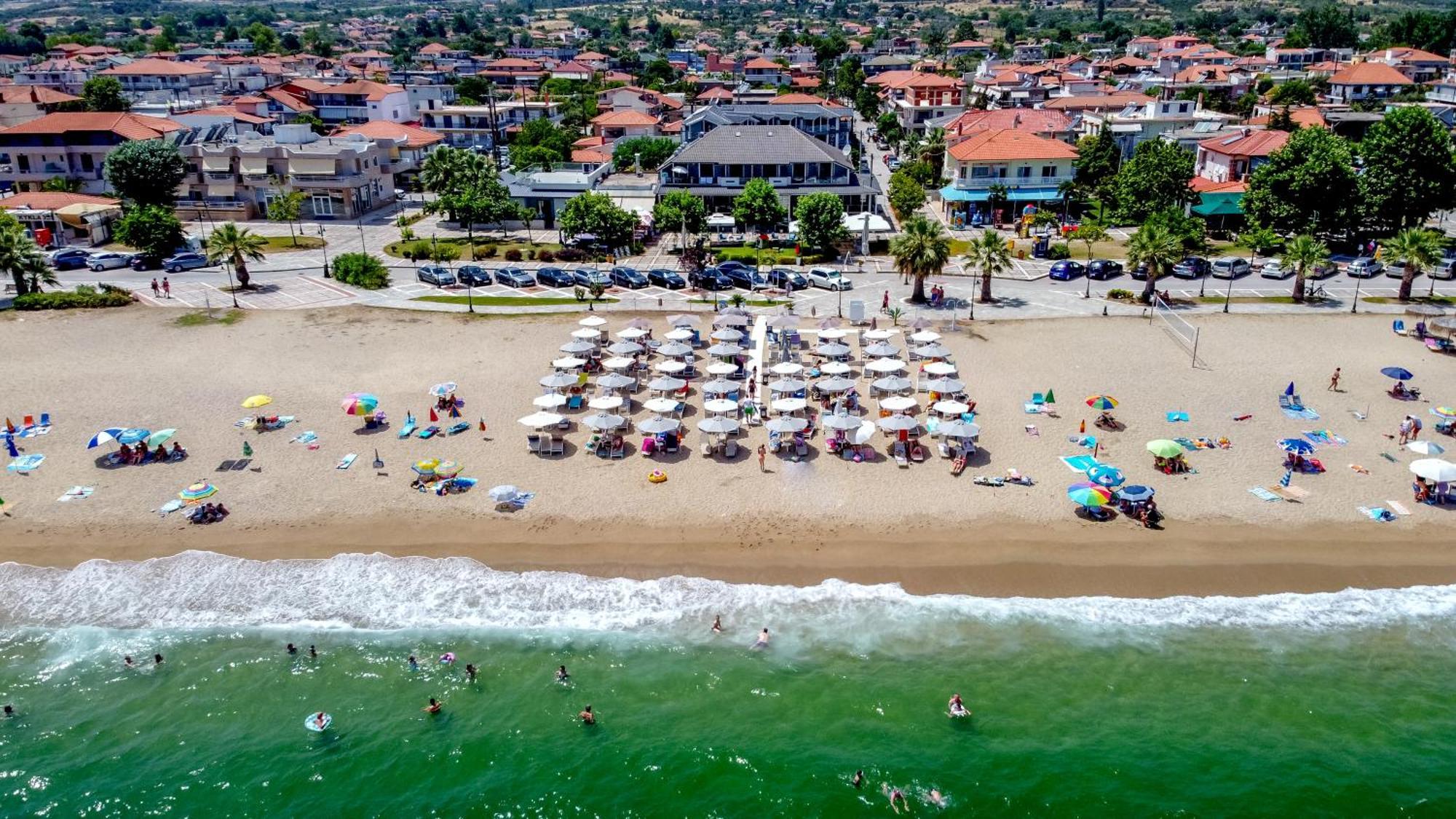 Апартаменты Amalia Mare Sea View Неа-Врасна Экстерьер фото