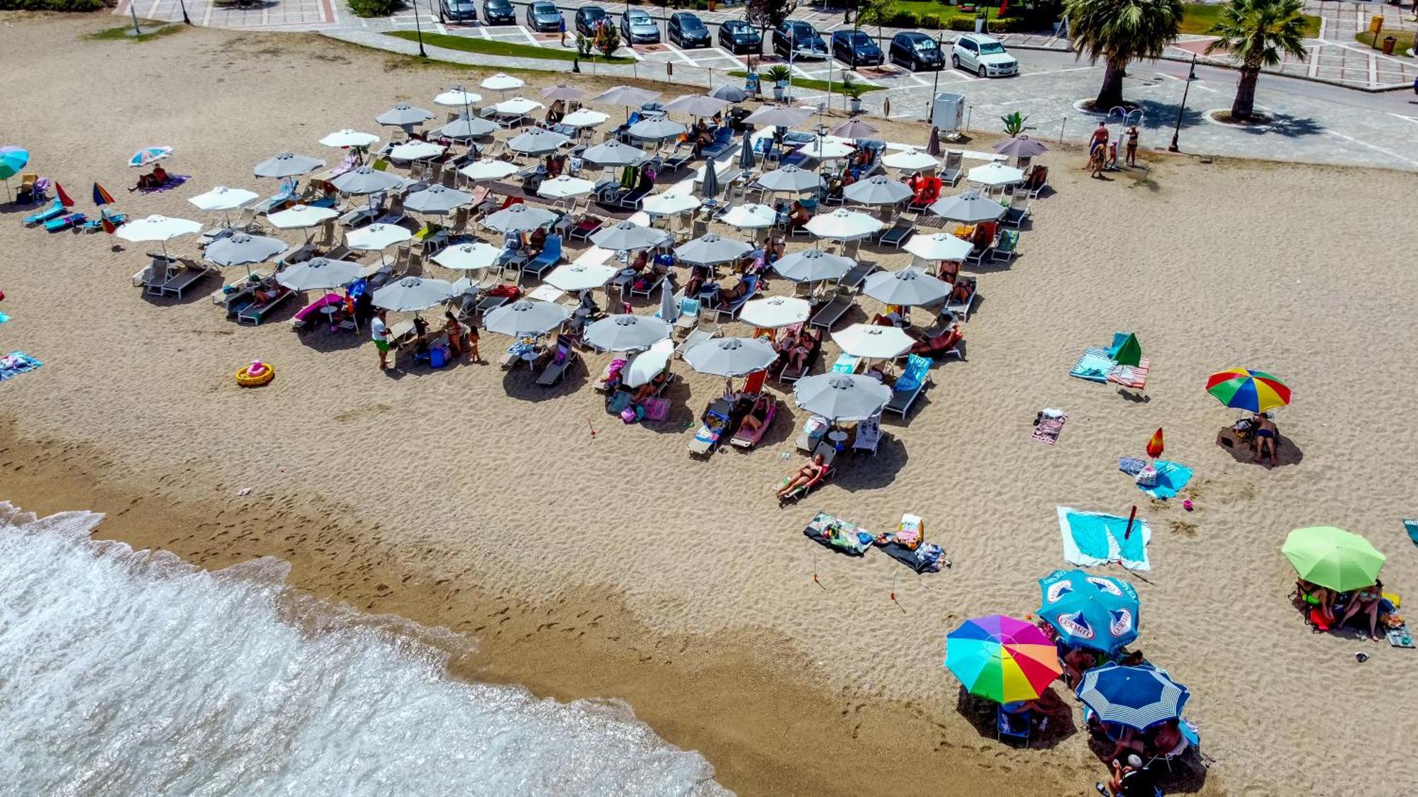 Апартаменты Amalia Mare Sea View Неа-Врасна Экстерьер фото